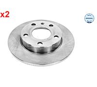 Rear Brake Disc 2x MEYLE Fits AUDI 80 Avant A4 Coupe SEAT Exeo 88-13 8E0615601B