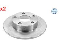 Rear Brake Disc 2x MEYLE Fits AUDI A4 8D B5 S4 Avant VW Passat 95-05 8D0615601A