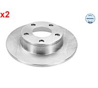 Meyle Rear Brake Disc 4B0615601B – Audi A6 / Allroad – Solid – 2 pcs
