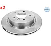 Rear Brake Disc 2x MEYLE Fits BMW Z4 E89 Roadster 09-16 6782605
