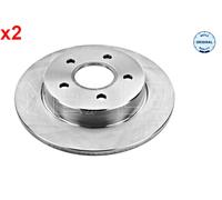 Rear Brake Disc 2x MEYLE Fits FORD C-Max Focus II Turnier 03-12 1223540
