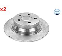 Rear Brake Disc 2x MEYLE Fits MERCEDES C218 W218 X218 W218 S212 02-17 0004231012