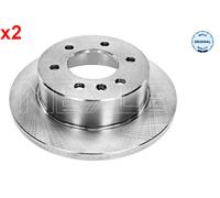 Meyle Rear Brake Disc 015 523 2100 - Fits Mercedes Sprinter & VW Crafter 30-50/30-35 - Pair