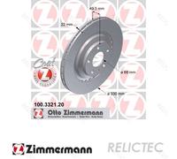 Rear Brake Disc Audi:A6 4F0615601F