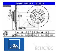 Rear Brake Disc Audi:A6 4F0615601F 4F0615601D