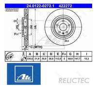 Rear Brake Disc Audi Porsche:A5,A4,A6,Q5,A7,A8,Q7,MACAN 4H0615601Q 8K0615601C