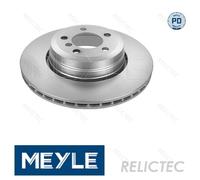 MEYLE Brake disc 315 523 0052/PD Rear Axle 345 24 5 120 Vented Zink flake coated BMW: 7