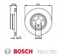 Rear Brake Disc BMW:E71 E72,E70,F15,F16,F16 F86,X6,X5 34216793246 34216771971