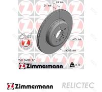ZIMMERMANN 150.3480.32 Brake disc