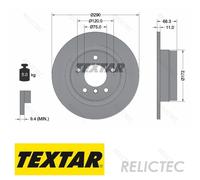 Textar 92261003 Brake Disc