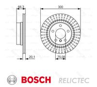 Rear Brake Disc BMW:F20,F30,F21,F22,F31,F23,F32,F36,1,3,2,4 34216792227