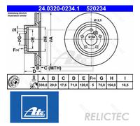 Rear Brake Disc BMW:F25,F26,X3,X4 34206868936 34206790362