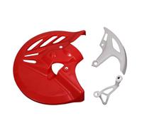 Rear Brake Disc Cover Compatible With Honda CRF 250 CRF 450 Motocross Plastic Caliper Protection(Red)