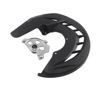 Rear Brake Disc Cover Front Disc Guard Motorcycle Front Brake Disc Protection Cover Accessories Fit For Husqvarna EXC XCW SX FC 250 300 Motocross Pit Dirt(Black)