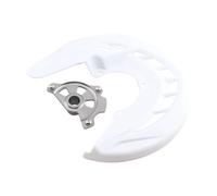 Rear Brake Disc Cover Front Disc Guard Motorcycle Front Brake Disc Protection Cover Accessories Fit For Husqvarna EXC XCW SX FC 250 300 Motocross Pit Dirt(WHITE)