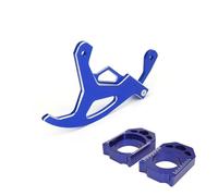 Rear Brake Disc Cover Front Disc Guard Rear Brake Disc Rotor Protector Cover Axle Blocks Chain Adjuster Fit For Yamaha YZ125 YZ250 YZ250F YZ450F YZ YZF(Set A)