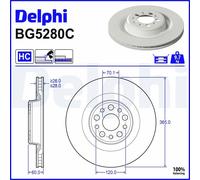 DELPHI BG5280C Brake disc