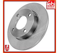 febi bilstein 09078 Brake Disc Set (2 Brake Disc) rear, full, No. of Holes 4