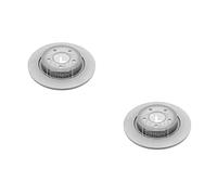 Rear Brake Disc FEBI x2 pcs Fits FORD MAZDA C-Max Focus II 3 Turnier 1748745