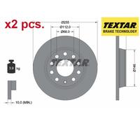 REAR BRAKE DISC FITS: AUDI A4 / S4 B6 1.8 T/2.0/3.0/3.0 QUATTRO/2.5 TDI QUATT