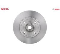 Bosch Rear Brake Disc Rotor 0986479278 - Solid OEM Quality for Renault