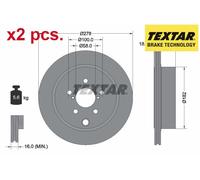 REAR BRAKE DISC FITS: FITS FOR SUBARU FORESTER 2.0 I AWD /2.0 D AWD /2.0 XT A