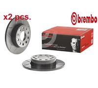 REAR BRAKE DISC FITS: VW CADDY III BOX BODY/MPV 1.9 TDI 4MOTION/1.4/1.6/2.0 S