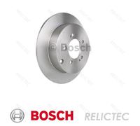Bosch Brake Discs Pair Rear 302mm 68.02mm Solid 10mm 0986479318