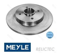 MEYLE Brake disc 11-15 523 4008 Rear Axle 268 12 4 108 solid PEUGEOT: 3008 I, Partner II Van, Partner II Tepee, CITROËN: Berlingo II Van
