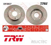 Rear Brake Disc for Honda Great Wall Nissan:CIVIC VIII 8,IX 9,CIIMO,BLUEBIRD,7