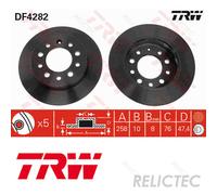Rear Brake Disc for Hyundai:COUPE,TIBURON 58411-2C000