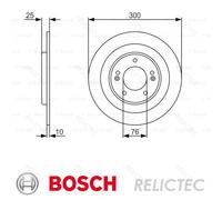Rear Brake Disc for Hyundai:i40 584113Z700