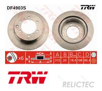 Rear Brake Disc for Hyundai:TERRACAN 52710-H1000
