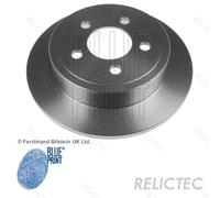 2x Brake Discs Pair Solid fits JEEP WRANGLER Mk2 4.0 Rear 96 to 05 ERH 285mm Set