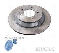 Pair of Blue Print Rear Solid Brake Discs for Hyundai Kona Kia Carens Kia Soul