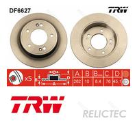 Rear Brake Disc for KIA Hyundai:i30,CEE'D,PRO,CEE`D,CW,ELANTRA,VELOSTER