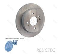2x Brake Discs Pair Solid Rear 234mm ADG04396 Blue Print Set 584110X500 Quality