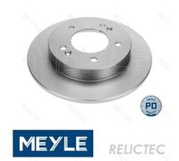 MEYLE Brake disc 37-15 523 0031/PD Rear Axle 258 10 5 114,3 solid Zink flake coated HYUNDAI: ix20, KIA: Venga