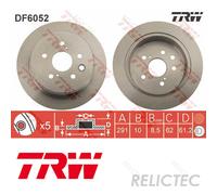 Rear Brake Disc for Lexus:IS,IS-C 42431-30280 42431-30280