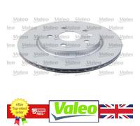 Valeo Coated Brake Disc, Box of 1 Vented Disc - Rear Axle - Similar to OE Design and Quality - 672527