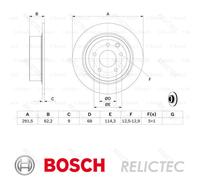 Rear Brake Disc for Nissan:QASHQAI +2 I 1,JUKE,PULSAR,NV200,SENTRA VII 7