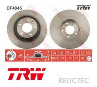 Rear Brake Disc for Peugeot Fiat Citroen:EXPERT,SCUDO,JUMPY 424991 424923 424922