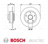 BOSCH 0 986 479 684 Brake disc