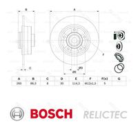 BOSCH Brake disc solid 0 986 479 E78 Brake rotor,Brake discs RENAULT,Megane IV Grandtour (K9A/M/N_),Megane IV Limousine