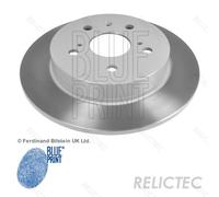Rear Brake Disc for Suzuki Fiat:SX4,SEDICI 71750932 55611-55L01 55611-55L00