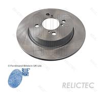 2x Brake Discs Pair Solid fits SUZUKI SWIFT AZG 413D 1.3D Rear 2010 on 259mm Set