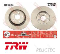 Rear Brake Disc for Toyota:AVENSIS 42431-05070