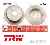 Rear Brake Disc for Toyota Lexus:HARRIER,RX,HIGHLANDER 42431-48050 42431-48040
