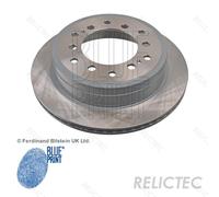 2x Brake Discs Pair Vented fits TOYOTA LAND CRUISER PRADO GRJ150, J15 4.0 Rear