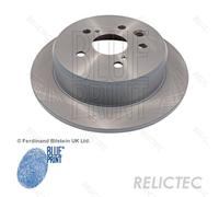 2x Brake Discs Pair Solid Rear 291mm ADT343209 Blue Print Set 4243130280 Quality